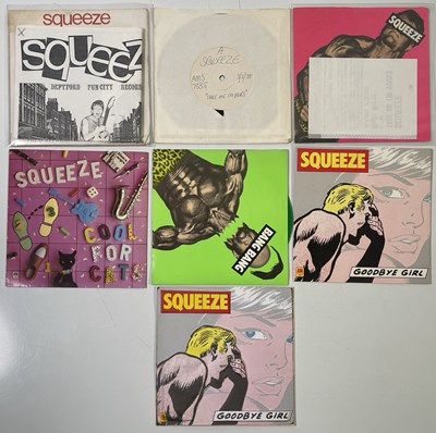Lot 48 - SQUEEZE - 7" COLLECTION (INC. TEST PRESS AND PROMO MATERIAL)