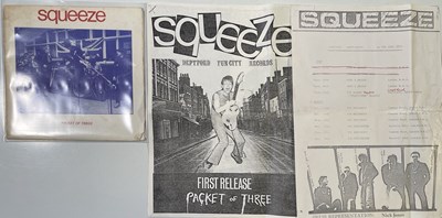 Lot 48 - SQUEEZE - 7" COLLECTION (INC. TEST PRESS AND PROMO MATERIAL)