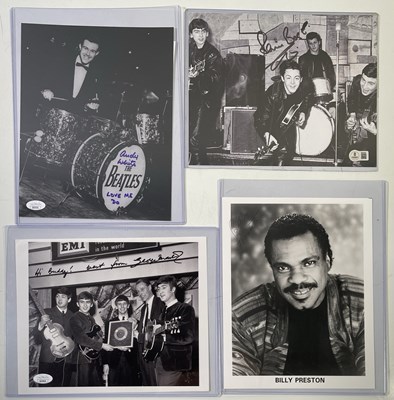 Lot 382 - THE BEATLES - RELATED SIGNED PHOTOS.