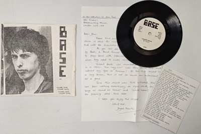 Lot 54 - BASE - VIOLENT DEATH 7" (ORIGINAL UK SELF-RELEASED COPY WITH LETTER - BASE 001)