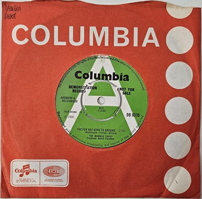 Lot 55 - THE BAMBOO SHOOT - THE FOX HAS GONE TO GROUND 7" (ORIGINAL UK PROMO COPY - COLUMBIA DB 8370)