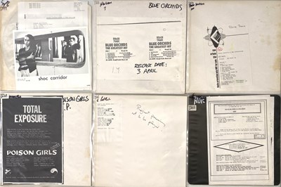 Lot 108 - PUNK / WAVE - TEST PRESSING - LP PACK