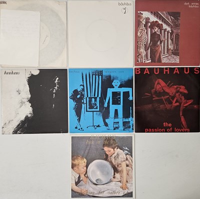 Lot 58 - BAUHAUS - 7" COLLECTION (INCLUDING TEST PRESS)