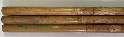Lot 259 - THE VELVET UNDERGROUND - 1971 SET OF AUTOGRAPHS AND CONCERT USED DRUMSTICKS.