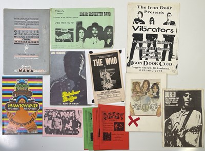 Lot 137 - CONCERT PROGRAMMES AND HANDBILLS INC THE WHO 1970.