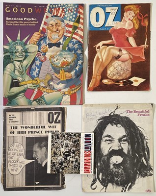Lot 108 - OZ MAGAZINE - RARE PAGES FROM ORIGINAL AUSTRALIAN OZ / RICHARD NEVILLE SIGNATURES AND MORE.