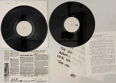 Lot 124 - THE ORB - ADVENTURES BEYOND THE ULTRAWORLD LP (WHITE LABEL TEST PRESSING - DAMONT BLRDLP 5)