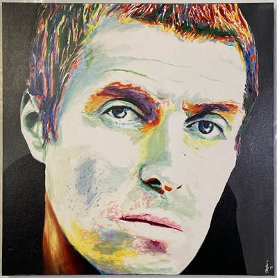 Lot 454 - AARON MATHEWS - ORIGINAL ARTWORK - LIAM GALLAGHER.