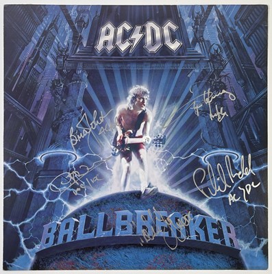 Lot 560 - AC/DC - FULLY SIGNED BALLBREAKER PROMO SLICK.