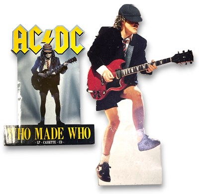 Lot 562 - AC/DC - ORIGINAL CARD SHOP STANDEES - INC WHO MADE WHO.