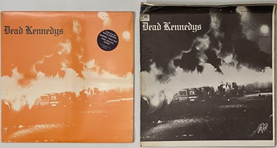 Lot 143 - DEAD KENNEDYS - FRESH FRUIT FOR ROTTING VEGETABLES LPs (INCLUDING UK TEST PRESSING WITH PROOF SLEEVE & MINT US WITHDRAWN))