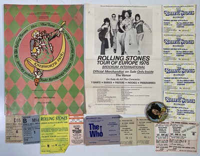 Lot 154 - 1970S CLASSIC ROCK AND POP TICKETS INC ROLLING STONES / THE WHO.