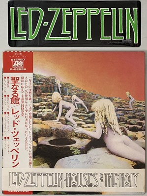 Lot 267 - LED ZEPPELIN - HOUSES OF THE HOLY LP (ORIGINAL JAPANESE PROMO COPY WITH PROMO BANNER STICKER)