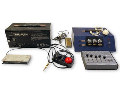 Lot 737 - BRITISH PSYCH - COMPLEX (DEROY/THE WAY WE FEEL ETC) - COLLECTION OF AMPLIFIERS AND EQUIPMENT OWNED AND USED BY THE BAND.