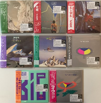 Lot 159 - YES - JAPANESE SUPER HIGH MATERIAL CDs