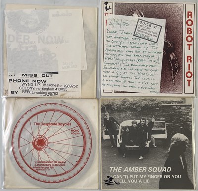 Lot 153 - PUNK/POWER POP 7" RARITIES (WITH PROMO MATERIAL)