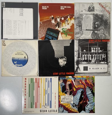 Lot 197 - STIFF LITTLE FINGERS - 7" PACK (INC PRESS RELEASE)