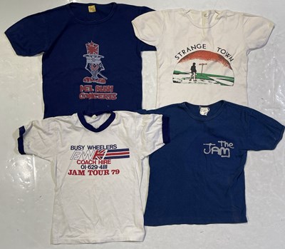 Lot 413 - THE JAM - COLLECTION OF VINTAGE T-SHIRTS.