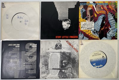 Lot 198 - STIFF LITTLE FINGERS - 7" RARITIES PACK (INC WHITE LABEL)