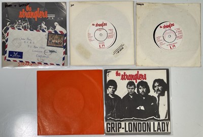 Lot 199 - THE STRANGLERS - 7" PACK (INC PROMOS/ LETTERS)