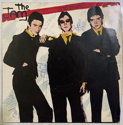 Lot 415 - THE JAM - SIGNED COPY OF ' THE MODERN WORLD'