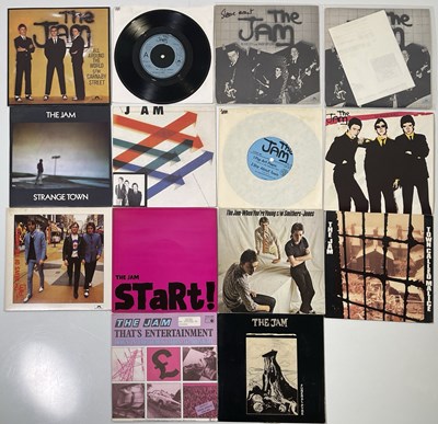 Lot 206 - THE JAM - 7" PACK (INC PROMOS & PRESS RELEASE)