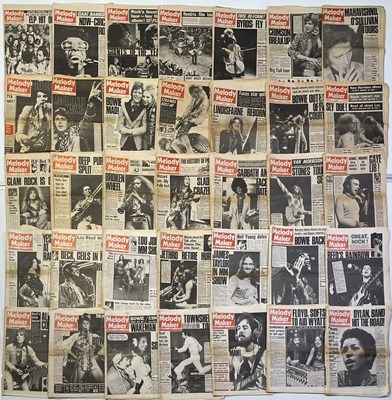 Lot 115 - MELODY MAKER - 1971 - 1973 COLLECTION.