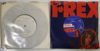 Lot 221 - T REX - TELEGRAM SAM 7" RARITIES PACK (WHITE LABEL/ FACTORY SAMPLE)