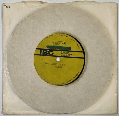 Lot 224 - T REX - HOT LOVE 7" (IBC ACETATE)