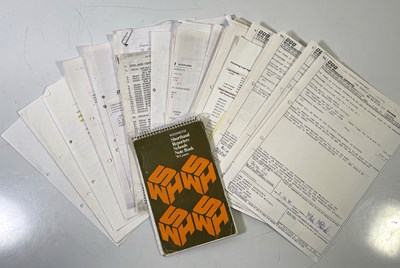 Lot 365 - JIMI HENDRIX INTEREST - PAPERWORK ORIGINALLY FROM COLLECTION OF MITCH MITCHELL.