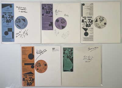 Lot 486 - COLDPLAY / MICHAEL STIPE AND MORE - SIGNED 'EARTH DAY' SET OF RECORDS.