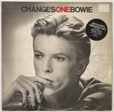 Lot 688 - DAVID BOWIE - SIGNED COPY OF CHANGES ONE.