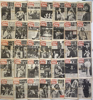 Lot 117 - MELODY MAKER - 1975 COLLECTION.