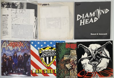 Lot 233 - METAL - 7" RARITIES PACK (INC LETTERS/ PRESS RELEASES)