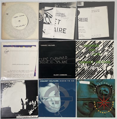 Lot 249 - CABARET VOLTAIRE - 7" PACK (INC WHITE LABELS/ PRESS RELEASES)