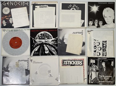 Lot 255 - POST PUNK/ WAVE/ POP - 7" PACK (INC PRESS RELEASES)