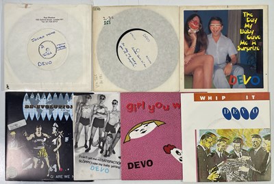 Lot 170 - DEVO - 7" COLLECTION (WITH TEST PRESSINGS)