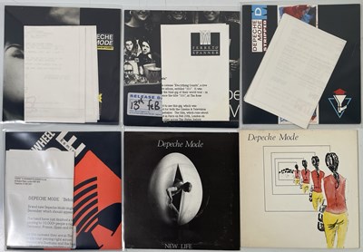 Lot 174 - DEPECHE MODE - 7" COLLECTION (WITH PRESS RELEASES)