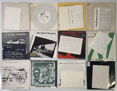Lot 177 - PUNK/NEW WAVE - 7" COLLECTION (WITH PROMO MATERIAL/LETTERS)