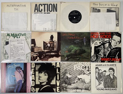 Lot 182 - PUNK/NEW WAVE - 7" COLLECTION (WITH PROMO MATERIAL)