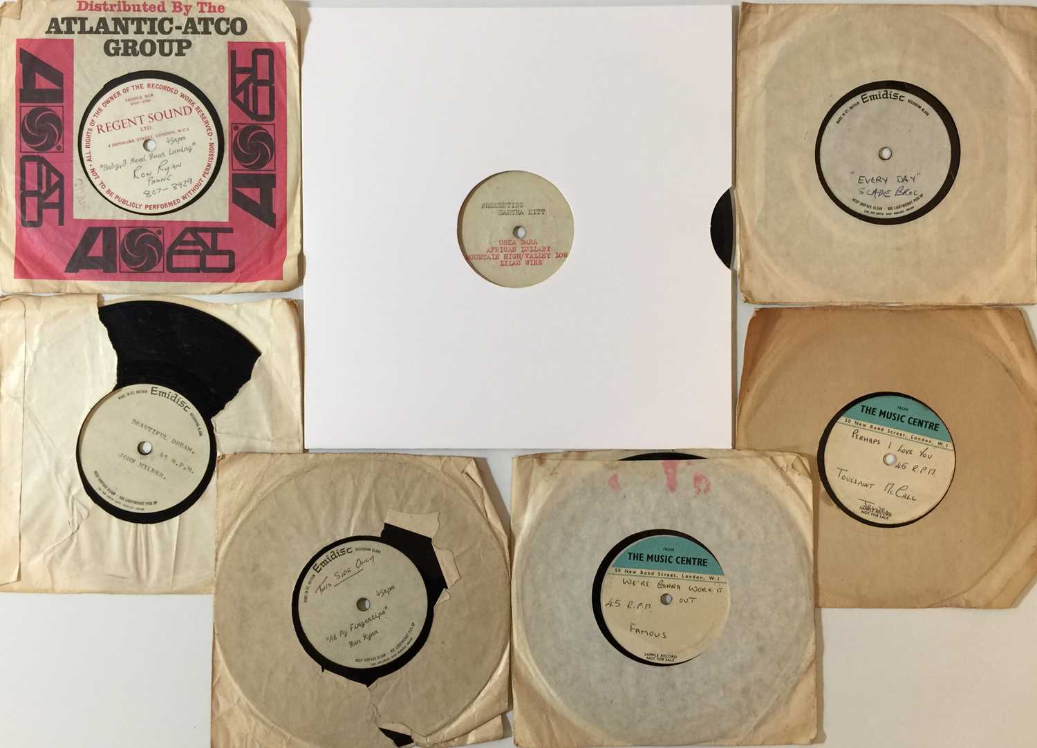 Lot 147 - ACETATES - 7"/LP (MAINLY 60s ARTISTS)