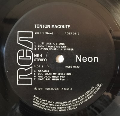 Lot 187 - TONTON MACOUTE - TONTON MACTOUTE LP (NEON NE 4)