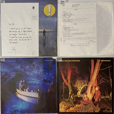 Lot 293 - ECHO & THE BUNNYMEN - LP COLLECTION (WITH PORCUPINE ORIGINAL TEST PRESSING)
