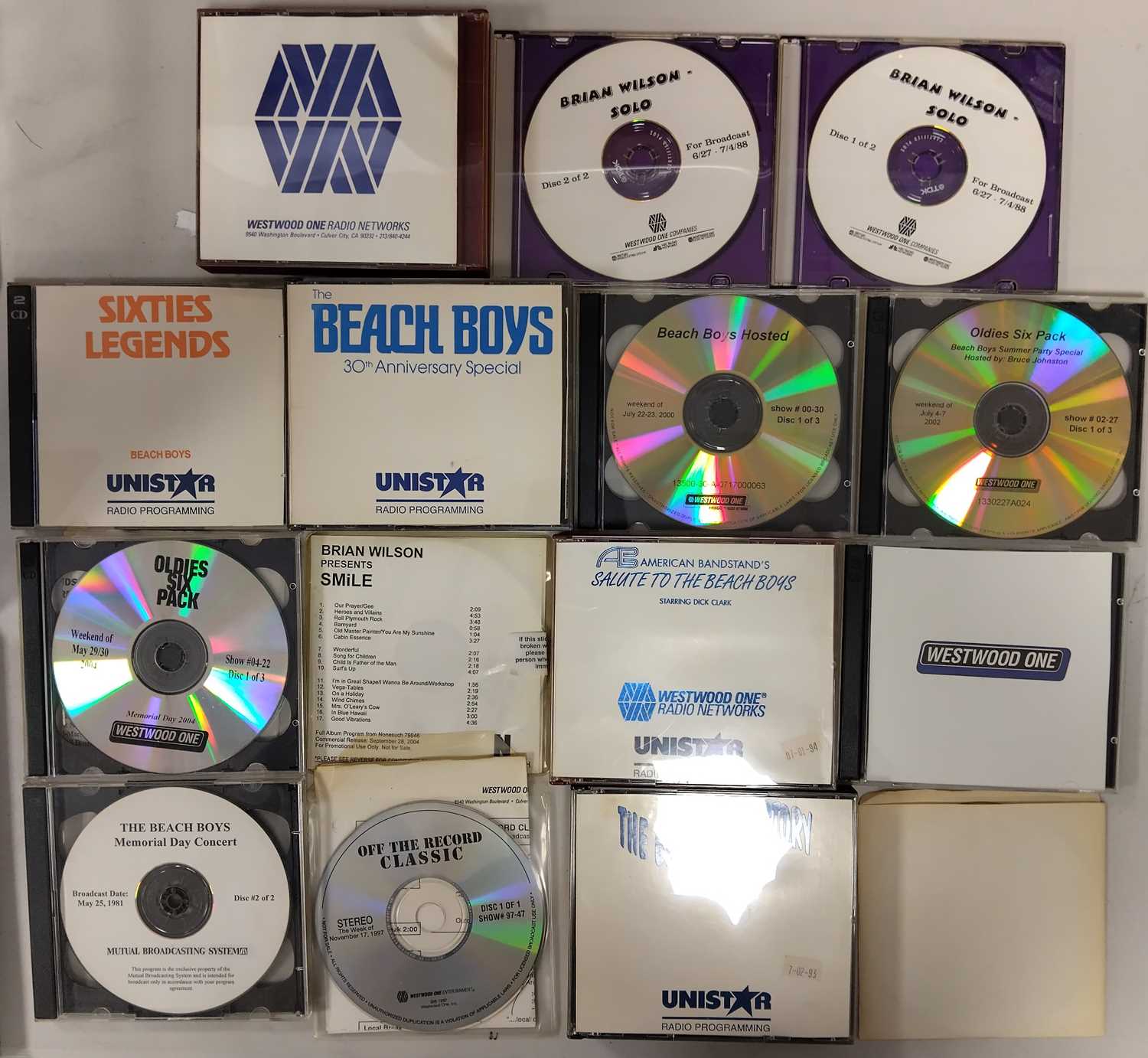 Lot 10 - THE BEACH BOYS PROMO AND RADIO SAMPLER CD PACK