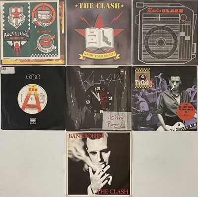Lot 328 - THE CLASH - 7" COLLECTION (WITH PROMOS)