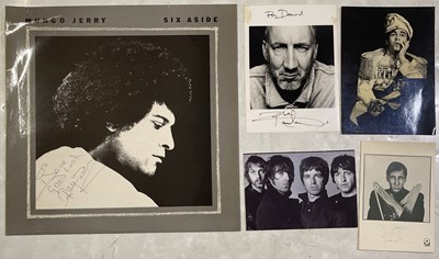 Lot 262 - 1970S STARS - SIGNED MEMORABILIA INC ELTON JOHN / PETE TOWNSHEND.
