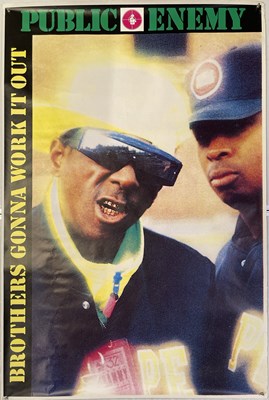 Lot 207 - PUBLIC ENEMY POSTER.