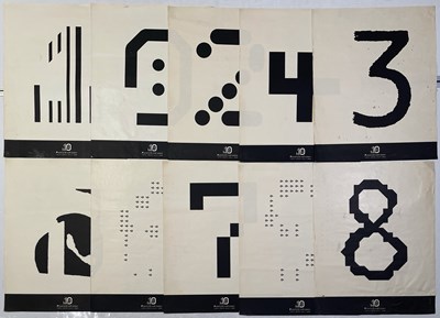 Lot 590 - FACTORY RECORDS - FULL SET OF 'FESTIVAL OF THE TENTH SUMMER' POSTERS.