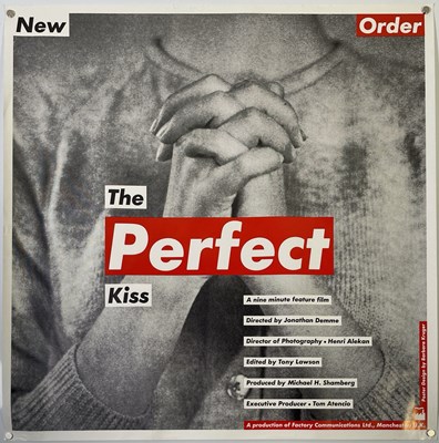 Lot 586 - NEW ORDER - ORIGINAL PERFECT KISS POSTER.