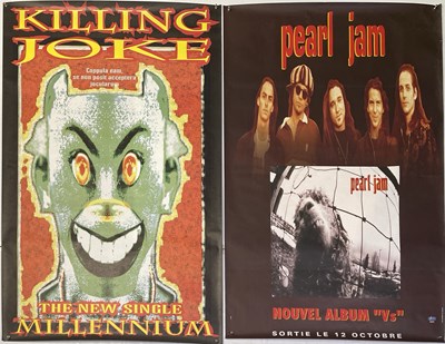 Lot 209 - POSTERS - IGGY POP / PEARL JAM / KILLING JOKE.